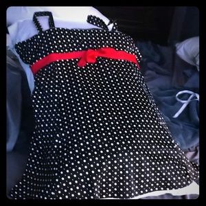 Woman's polkadot swimsuit